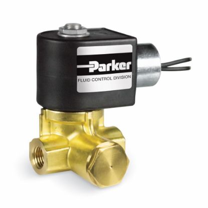 Picture of Parker 2-Way Normally Closed, 1/4" NPT General Purpose Solenoid Valves - 73212BN2MN00N0C111B2