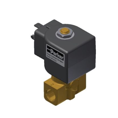 Picture of Parker 2-Way Normally Closed, 1/4" NPT General Purpose Solenoid Valves - 7321KBN2RN00N0D300C2
