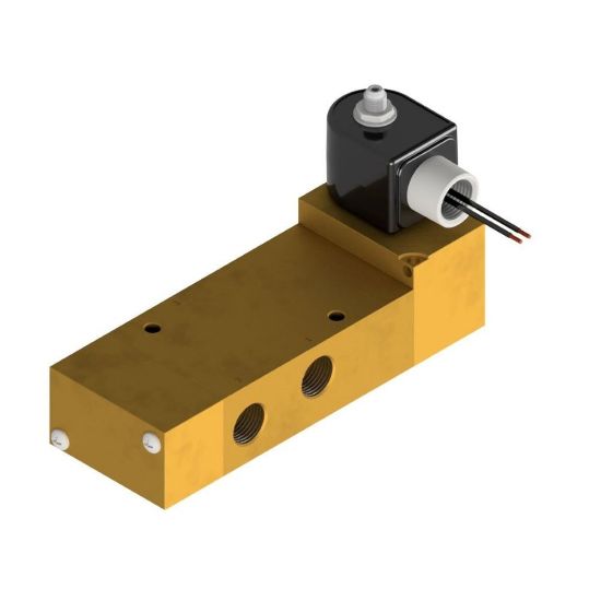 Picture of Parker 3-Way Normally Closed, 1/2" NPT General Purpose Solenoid Valves - 73317BN4UN00N0C111P3