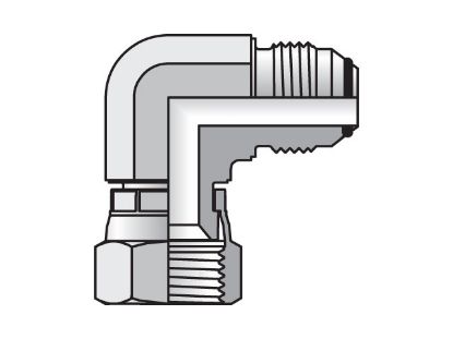 Picture of Triple-Lok 2 37° 90° Elbow C6XO - 8 C6XO-SS FKM