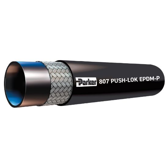 Picture of Push-Lok EPDM-P Hose 100-150 PSI – 807 Hose - 807-4-BLK-RL