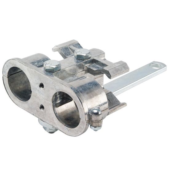 Picture of Pioneer Breakaway Clamps for 1/2" Body Size Agricultural Quick Couplings with Push - Pull / Double Acting Sleeves - 9006-4