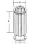 Picture of ParFit™ Interchange and Parker Replacement Element - 922933