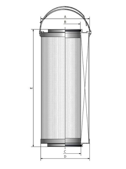 Picture of Replacement Elements - Medium Pressure Filter IL8 Series - 929109