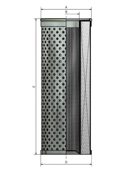 Picture of ParFit™ Interchange and Parker Replacement Element - 937138Q