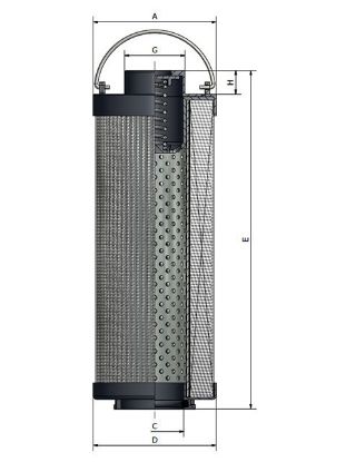 Picture of ParFit™ Interchange and Parker Replacement Element - 939835Q