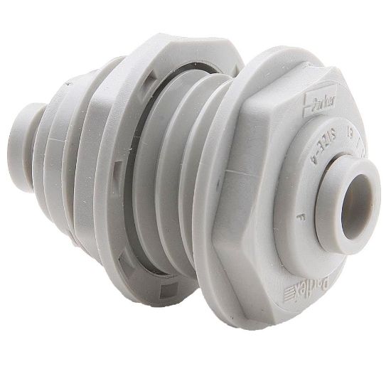 Picture of Push-to-Connect all plastic FDA compliant fitting, Parker TrueSeal - A6BU4-MG