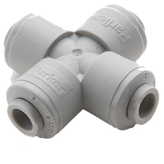 Picture of Push-to-Connect all plastic FDA compliant fitting, Parker TrueSeal - A6CU6-MG