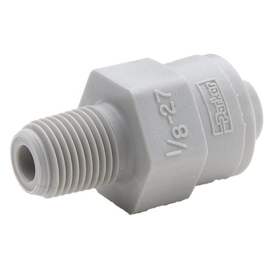 Picture of Push-to-Connect all plastic FDA compliant fitting, Parker TrueSeal - A4MC2-MG
