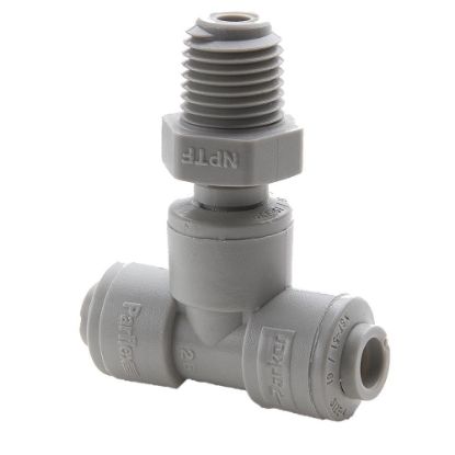 Picture of Push-to-Connect all plastic FDA compliant fitting, Parker TrueSeal - A6MTS2-MG