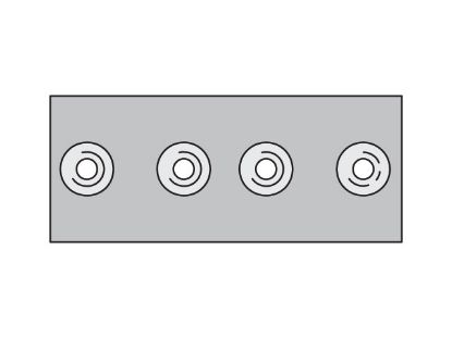 Picture of Metric Standard Series APDA Double Weld Plate - APDA0X