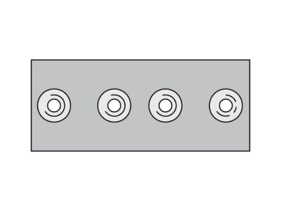 Picture of Metric Standard Series APDA Double Weld Plate - APDA0X