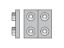 Picture of Metric Heavy Series APDC Double Weld Plate - APDC3X