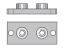 Picture of Metric Heavy Series APLC Weld / Screw Plate - APLC2X