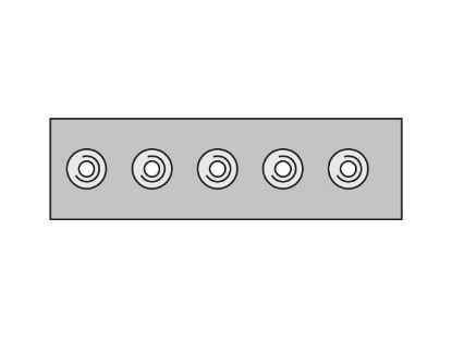 Picture of Metric Standard Twin Series APRB Weld Plate – Strip - APRB1X