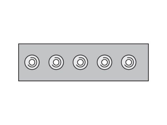 Picture of Metric Standard Twin Series APRB Weld Plate – Strip - APRB2X