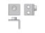 Picture of Metric Standard Series APWA Weld Plate – Angled - APWA0X