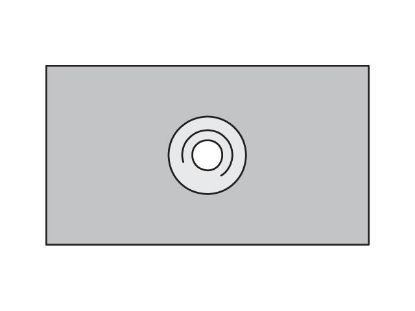 Picture of Metric Standard Twin Series APB Weld Plate - APB1X
