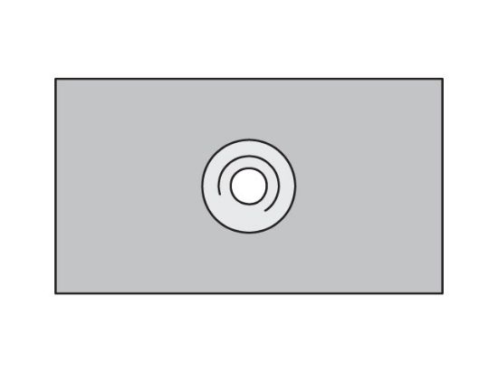 Picture of Metric Standard Twin Series APB Weld Plate - APB5X