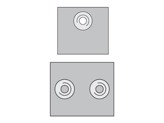 Picture of Metric Standard Series APKA Weld Plate – Short - APKA6X