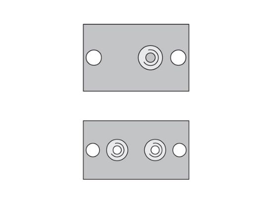 Picture of Metric Standard Series APLA Weld Plate – Long - APLA2X