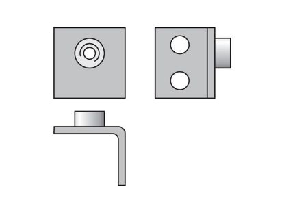 Picture of Metric Standard Series APWA Weld Plate – Angled - APWA1X