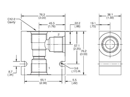 Picture of B12 Valve Body - B12-2-12P