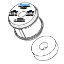 Picture of Crankcase Ventilation System Replacement Elements– Racor - CCV55404-08
