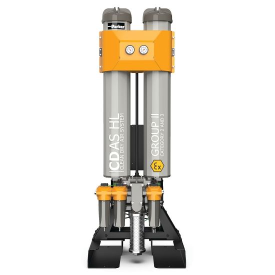 Picture of CDAS HL Medium Flow Heatless Compressed Air Dryer System - CDASHL050-40N16PP
