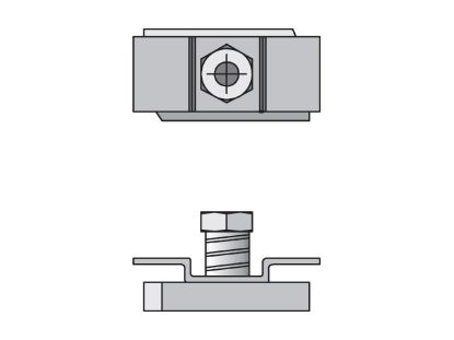 Picture of Inch Standard Series CRA Channel Rail Adapter - CRA 1-8