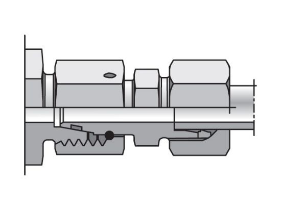 Picture of EO/EO-2 Straight Swivel, Distance Adapter - DA - DA08SCF