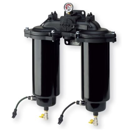Picture of Low Pressure In-Line Duplex Fuel Filter - DFBO Series - DFBO1001FSVAFMD30MA