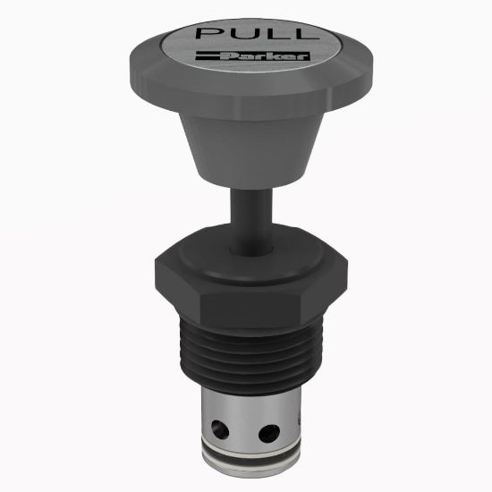 Picture of 2 Position, 2 Way Normally Closed Poppet Type Manual Valve - DL101KV