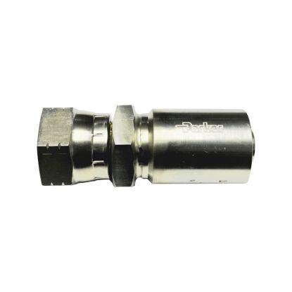 Picture of OBSOLETE: Crimped Thermoplastic Oil & Gas Hose Fittings, E2 Series - E213JFC4