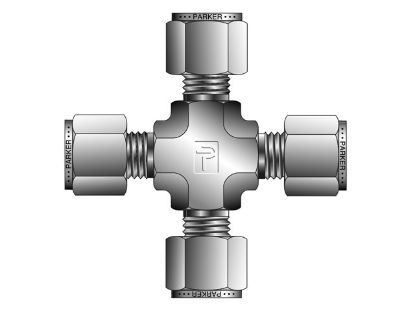 Picture of A-LOK Metric Tube Union Cross - ECRM - ECRM10-B