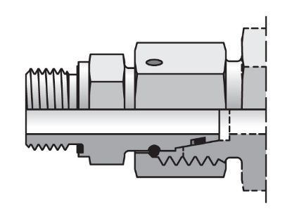 Picture of EO/EO-2 Straight Swivel, Swivel Connector - EGE-M-ED - EGE08LMED71