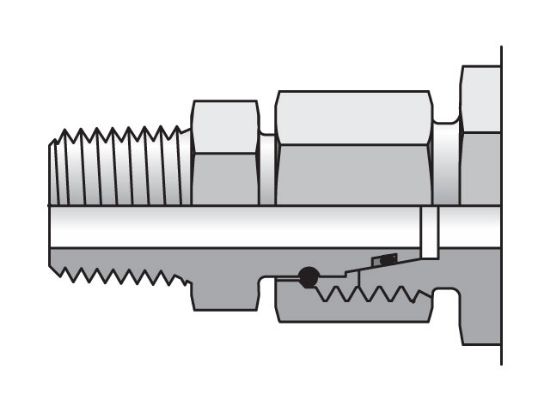 Picture of EO/EO-2 Straight Swivel, Swivel Connector - EGE-NPT - EGE14S1/2NPTCF