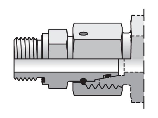 Picture of EO/EO-2 Straight Swivel, Swivel Connector - EGE-R-ED - EGE06LRED71