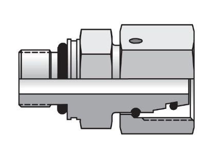 Picture of EO/EO-2 Straight Swivel, Swivel Connector - EGEO - EGEO06LMCF