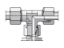 Picture of EO/EO-2 Tee, Swivel Nut Branch - ET - ET08ZSCF
