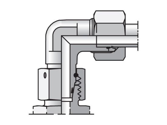 Picture of EO/EO-2 90° Elbow, Swivel Nut - EW - EW08SCF