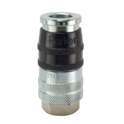 Picture of Industrial Interchange, Safety Quick Connect Air Couplers, ISO 4414 - E-z-mate Series - EZ-251-4FP