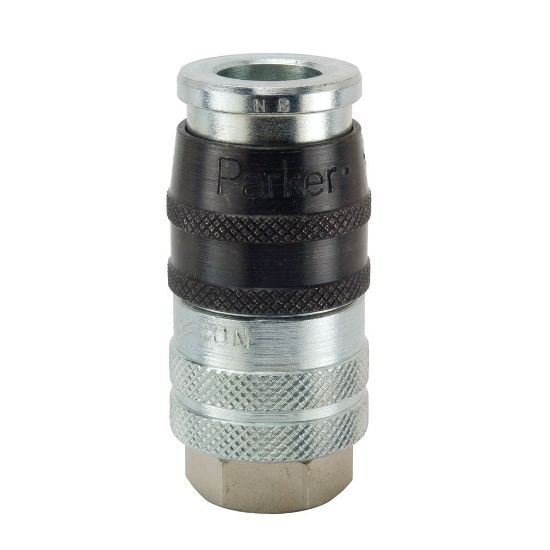 Picture of Industrial Interchange, Safety Quick Connect Air Couplers, ISO 4414 - E-z-mate Series - EZ-251-4FP