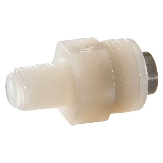 Picture of Push-to-Connect all plastic FDA compliant fitting, Parker TrueSeal - F4MC4