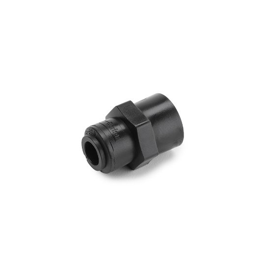 Picture of Push-to-Connect all plastic FDA compliant fitting, Parker TrueSeal - FB6FC4-HBLK