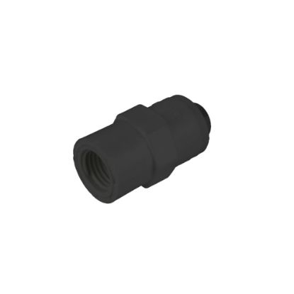 Picture of Push-to-Connect all plastic FDA compliant fitting, Parker TrueSeal - FB6FF4-HBLK