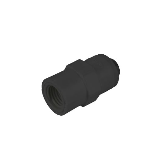 Picture of Push-to-Connect all plastic FDA compliant fitting, Parker TrueSeal - FB6FF4-HBLK