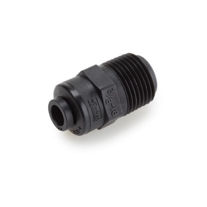 Picture of Push-to-Connect all plastic FDA compliant fitting, Parker TrueSeal - FB6MC2-HBLK