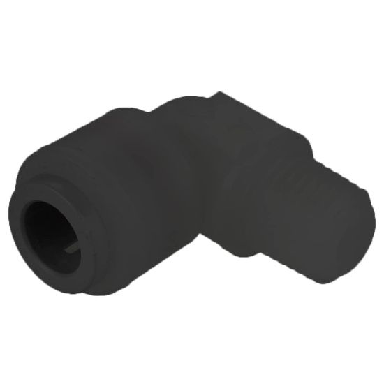Picture of Push-to-Connect all plastic FDA compliant fitting, Parker TrueSeal - FB6ME4-HBLK