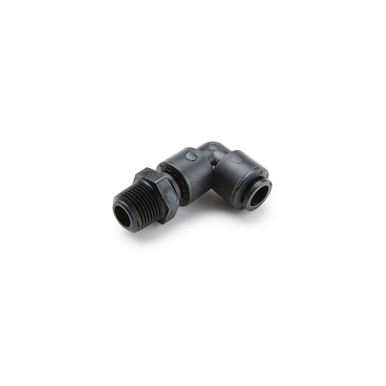 Picture of Push-to-Connect all plastic FDA compliant fitting, Parker TrueSeal - FB6MES2-HBLK